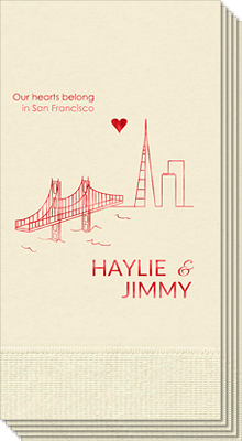 We Love San Francisco Guest Towels